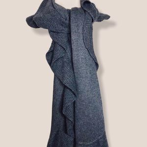 Long 72” Winter Scarf - Soft Charcoal